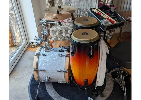 Meinl 11"&12" Congas including stands - 3/4