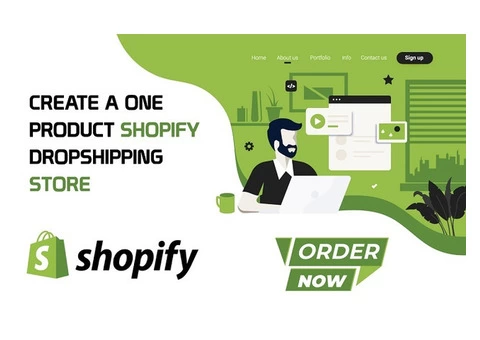 create a shopify dropshipping website or store