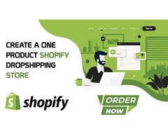 create a shopify dropshipping website or store