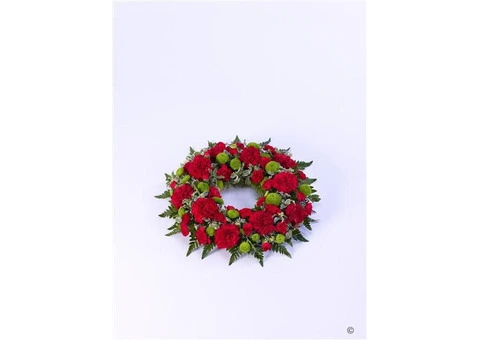 How do you make a funeral wreath with real flowers