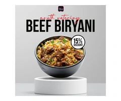 King Faisal Indian Cuisine – Savour 15% OFF on Beef Biryani at the Best Indian Takeaway in Newcastle