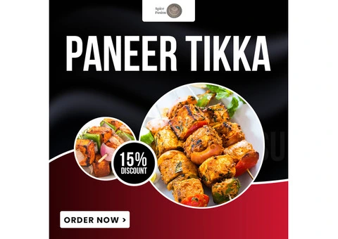 Spice Fusion, Tunbridge Wells: 15% Off Paneer Tikka!