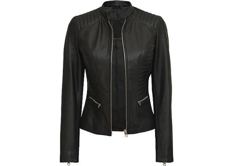 Slim Fit Leather Jacket | Sleek Silhouette and Modern Style