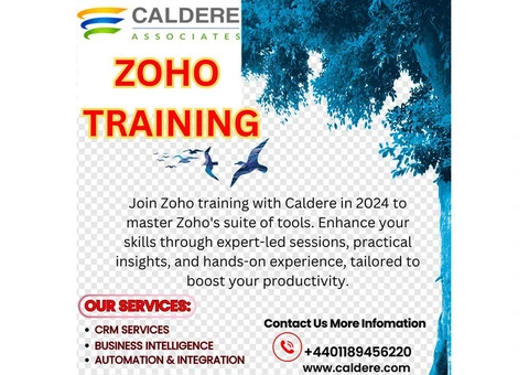 2024 Zoho Training with Caldere: Unlock Your Potential