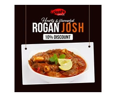 Deshi Spice Indian – Enjoy 10% OFF on Rogan Josh at the Best Indian Takeaway in Bedford