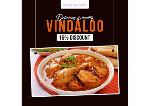 Brixton Curry Delight – Enjoy 15% OFF on Vindaloo at the Best Indian Takeaway in Brixton