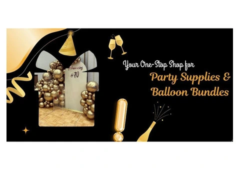 Your One-Stop Shop for Party Supplies & Balloon Bundles