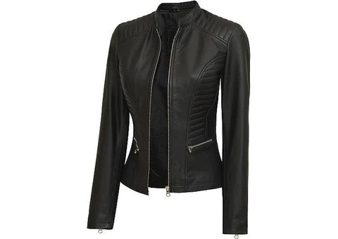 Classic Rebel: The Cafe Racer Leather Jacket - 1/3
