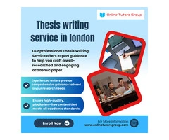 Thesis writing service in London
