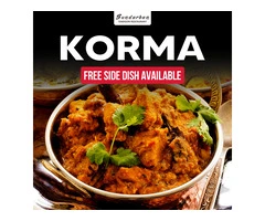 Sundarban Tandoori – Enjoy a Free Side Dish with Your Korma at the Best Indian Takeaway