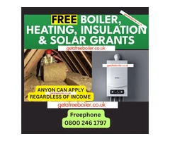 Gas Boiler - Electric Storage Heaters - Free heating scheme.