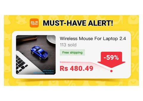 Wireless Mouse For Laptop 2.4g Car Mouse