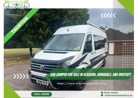 Van camper for sale in Glasgow, Armadale, and Draycott - Motorhomeworld