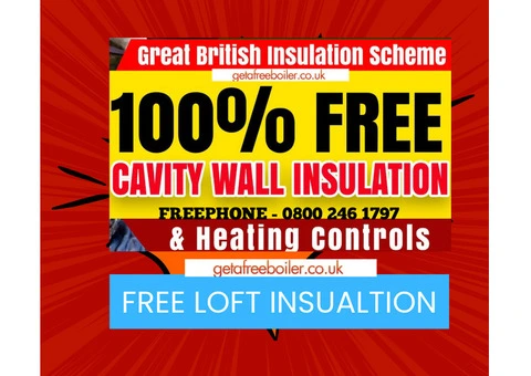 BOILER - HEATING - INSULATION FREE GRANTS