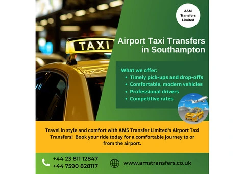 Airport Taxi Transfers in Southampton