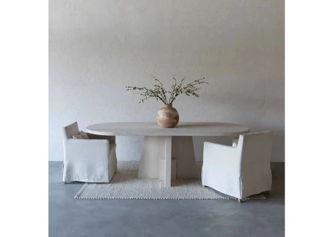 Transform Your Home with Nismaaya Decor's Handcrafted Oakwood Furniture