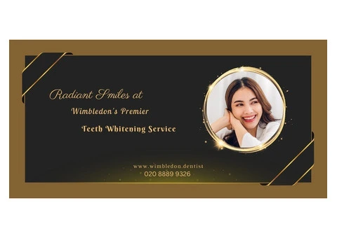 Radiant Smiles at Wimbledon's Premier Teeth Whitening Service