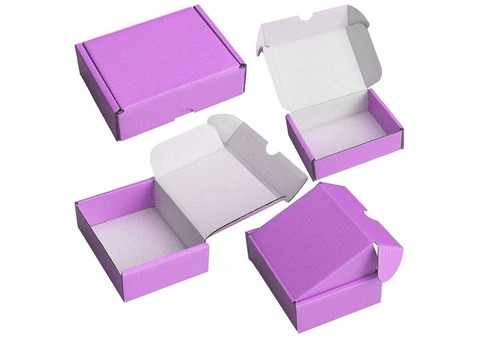 F1 Purple 4 x 3 x 2 inch Postal Boxes – Crystal Mailing