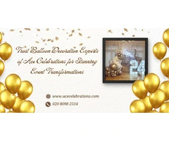 Trust Balloon Decoration Experts of Ace Celebrations for Stunning Event Transformations