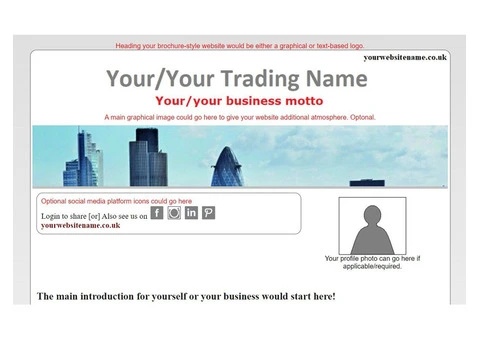 Brochure-style responsive website design by Andrew Jacob
