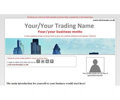 Brochure-style responsive website design by Andrew Jacob