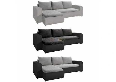 Berlin High Quality Polyester Universal Sofa Bed With Storage (3 Colours) - 1/12