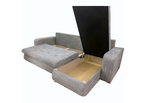 Berlin High Quality Polyester Universal Sofa Bed With Storage (3 Colours) - 7/12