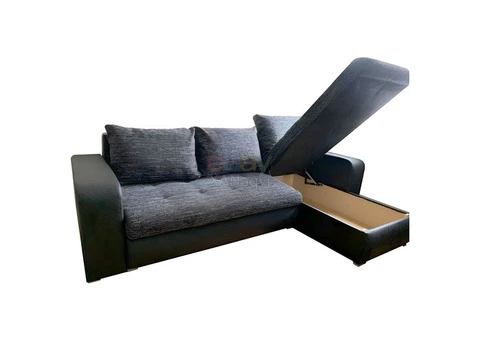 Berlin High Quality Polyester Universal Sofa Bed With Storage (3 Colours) - 8/12