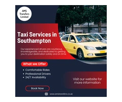 Taxi Services in Southampton | AMS Transfer Limited