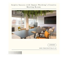 Inspire Success with Impact Working’s Creative Meeting Rooms