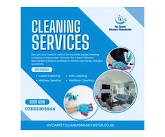 Trusted Carpet Cleaners in Manchester | Call - 07883305944