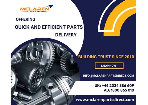 Genuine McLaren Parts| Direct Shipping Worldwide | UK