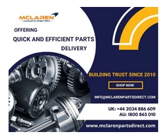 Genuine McLaren Parts| Direct Shipping Worldwide | UK