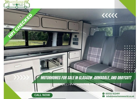 Motorhomes for sale in Glasgow, Armadale, and Draycott - Motorhomeworld
