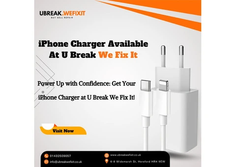 Iphone Charger Available At U Break We Fix It.