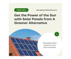 Get the Power of the Sun with Solar Panels from A Greener Alternative