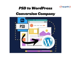 PSD to WordPress Conversion Company | HireWPGeeks