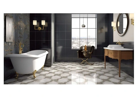 Buy Black and Gold Bathroom Tiles at Tilenow