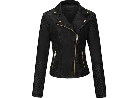Jorde Calf Women’s Classic Slim Fit Lambskin Leather Jacket