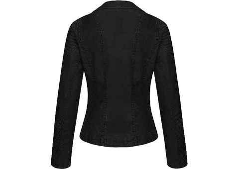 Jorde Calf Women’s Classic Slim Fit Lambskin Leather Jacket - 2/2