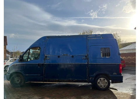 Horse Box - 2003 Vauxhall Movano Side Loading 2.2 3.5t Blue - 6/13