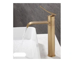 Antique Brass Single Handle Mixer Waterfall Bathroom Sink Taps T1078AH