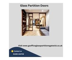 Explore Stylish Glass Partition Doors Ideas for Your Office