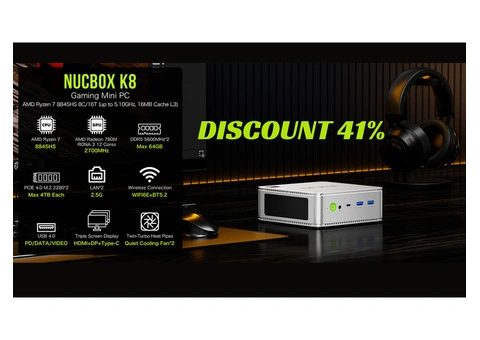 GMKtec K8: The Ultimate AMD R7 8845HS Gaming Mini PC for Power Users