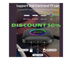 CarlinKit 8G 128G Android 13 SDM6225 CarPlay AI Box LED Customize Wireless CarPlay