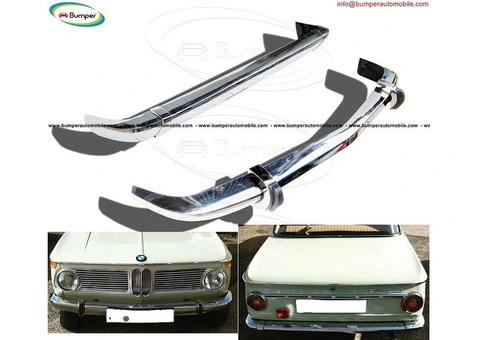 BMW 2002 bumper (1968-1970) by stainless steel - 1/5