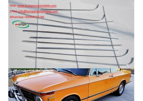 Beltline Trim Kit BMW 2002 (1966-1977) by stainless steel new - 2/4