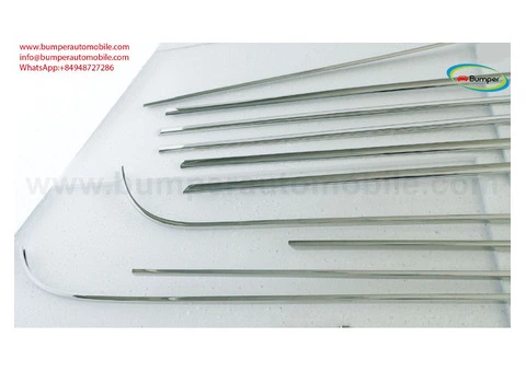 Beltline Trim Kit BMW 2002 (1966-1977) by stainless steel new - 3/4