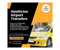 Heathrow Airport Transfers | AMS Transfer Limited