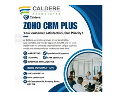 Zoho CRM Plus by Caldere – The Smart Choice for UK Companies